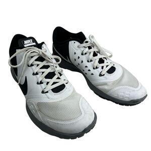 NIKE FS Lite Run 2 Men's Black White  Athletic Running Shoes Sneakers Size 10